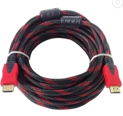 15m Braided HDMI to HDMI Cable