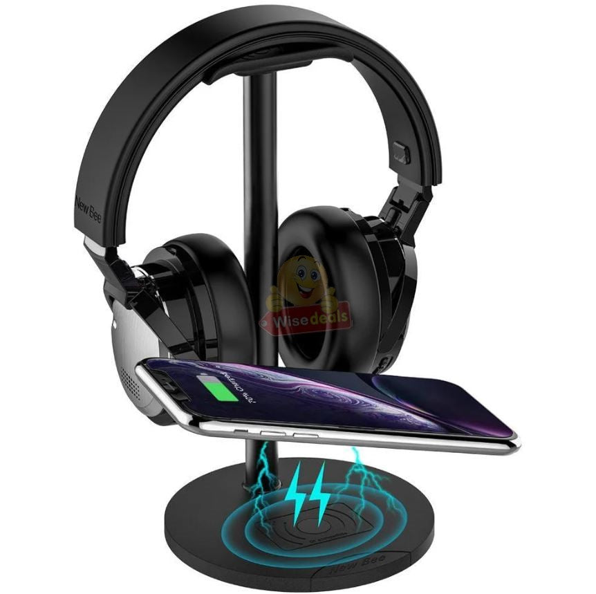 New Bee Fast Wireless Charging Headphone Stand
