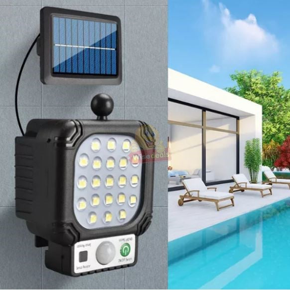 Solar Sensor Wall Light with extension and Panel