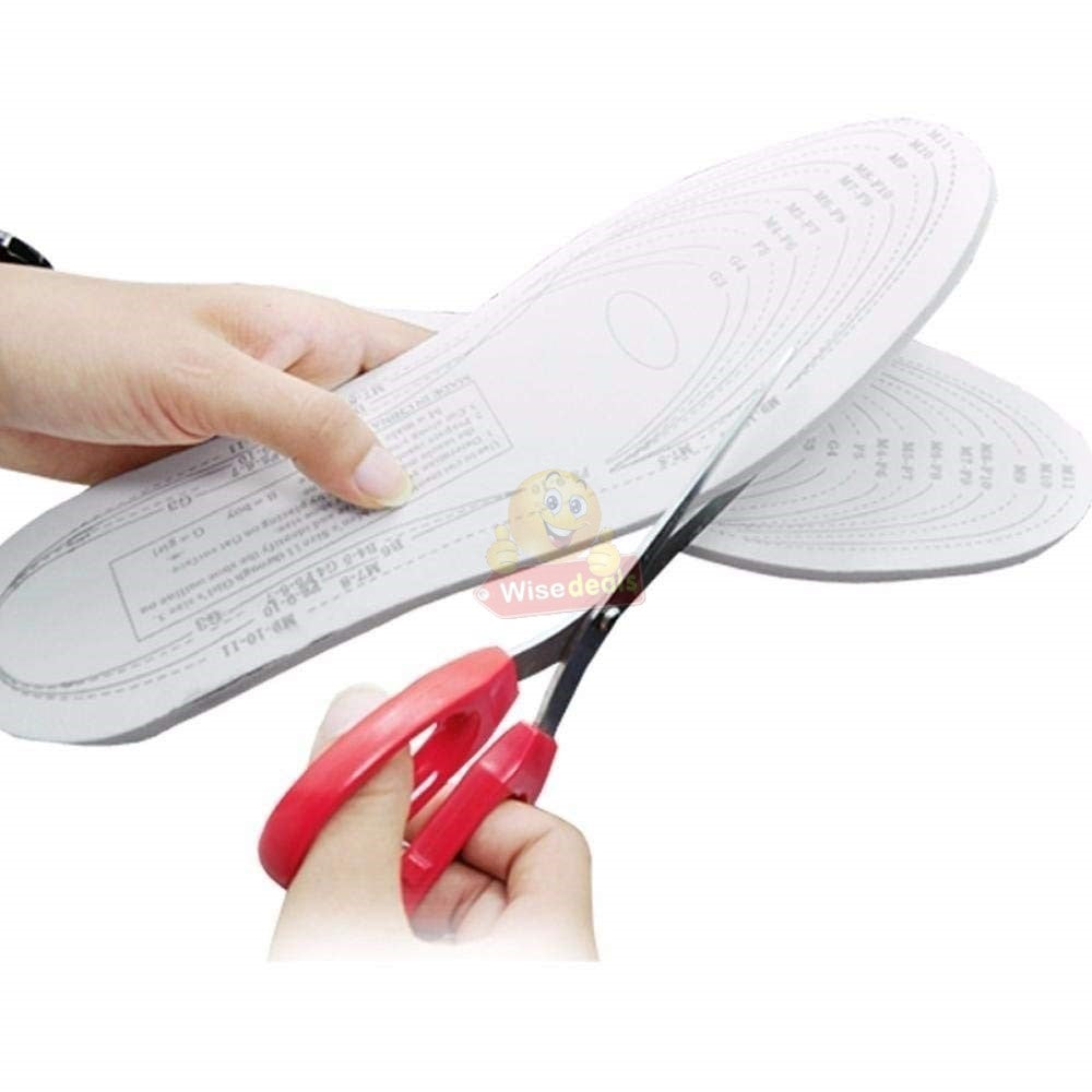 1 Pair of Memory Foam Insoles - Cut to Size