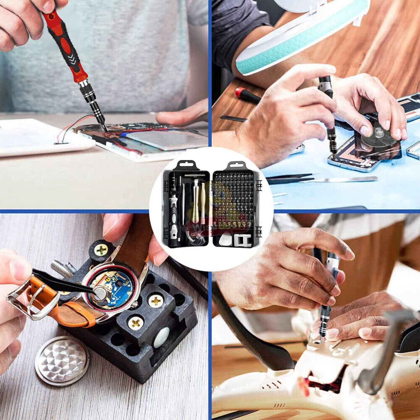 115 in 1 Magnetic chrome-Vanadium Steel Precision Screwdriver Set