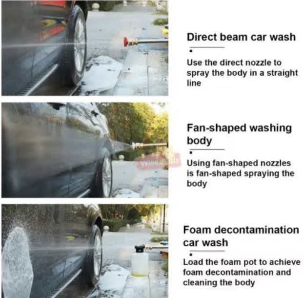 48V Cordless High Pressure Water Gun with Accessories and Carry Case