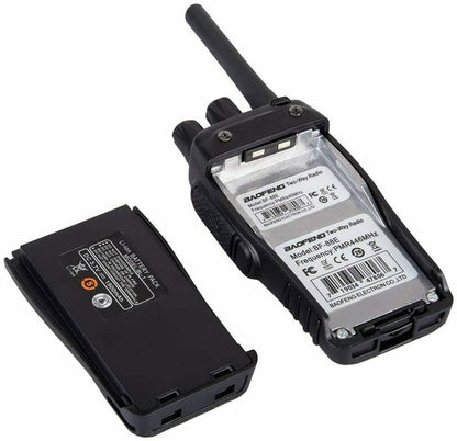 2 X Handheld Walkie Talkie Hand Radio Set with 16 Channels – 3-5 km talking range