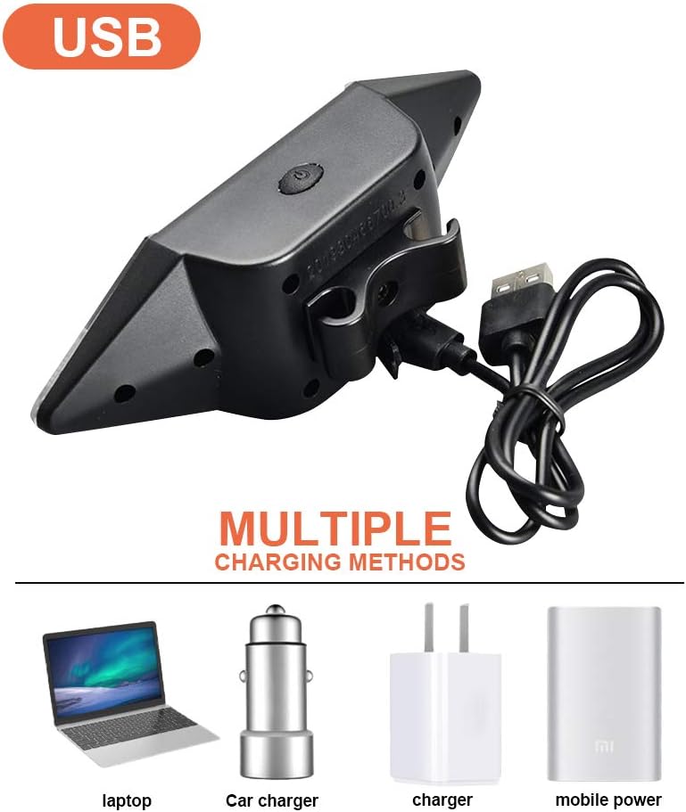Waterproof LED Bike Taillight Turn Signals with Wireless Remote Control