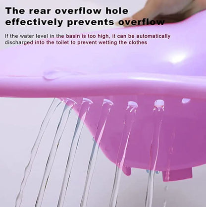 Portable Bidet Sitz Bath with Flusher for Postpartum Nursing Care – Purple