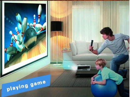 Mini LED Projector with Remote Control