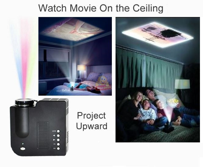 Mini LED Projector with Remote Control