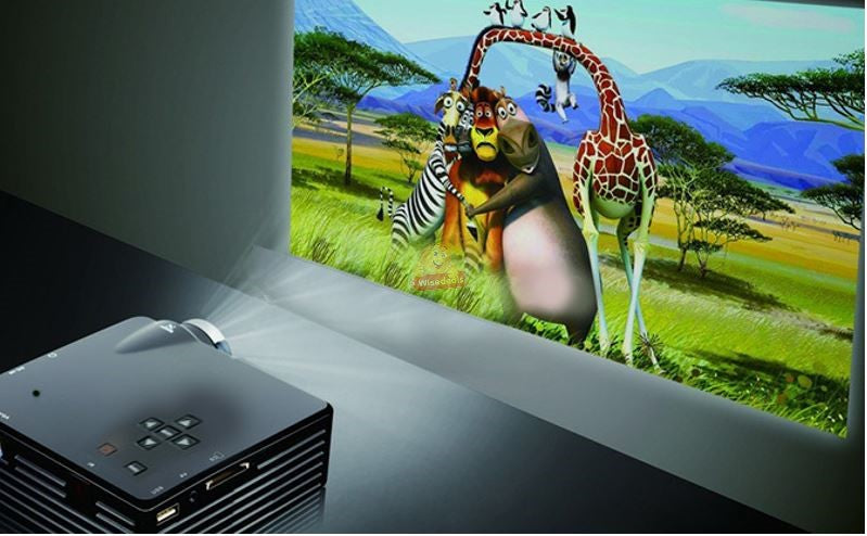Mini LED Projector with Remote Control
