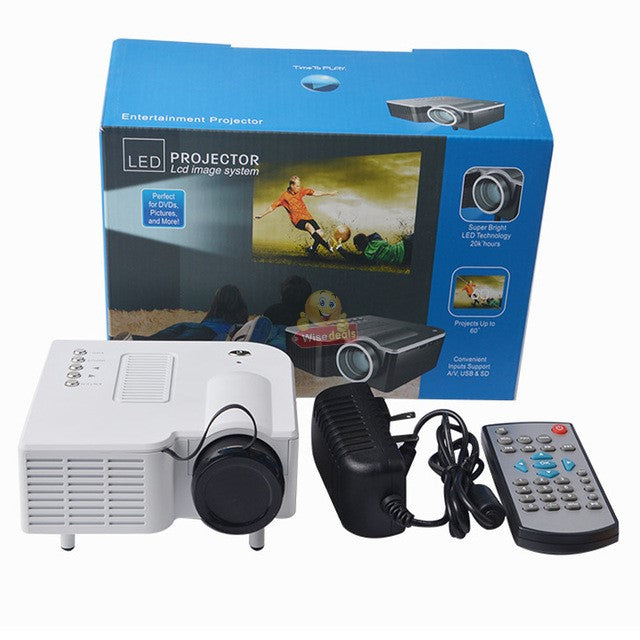 Mini LED Projector with Remote Control